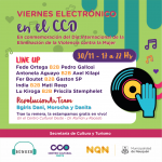 Jornada de Música electrónica en el CCO conmemorando el Día Internacional de la eliminación de la violencia contra la mujer