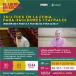 Talleres para hacedores teatrales en la VII Feria Internacional del Libro de Neuquén