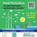 Energías renovables y oportunidades laborales, eje de debate en el auditorio del MNBA