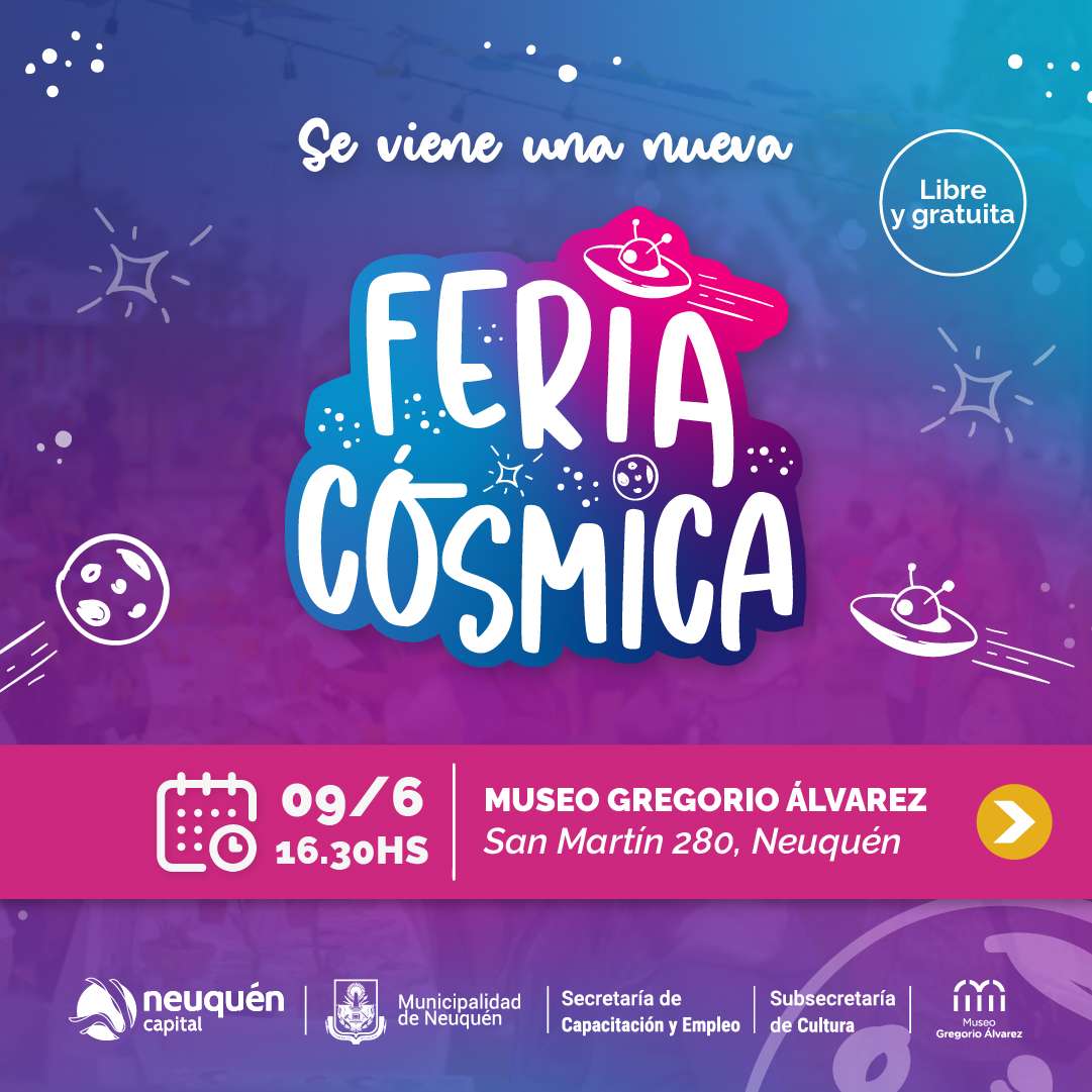 La Feria Cósmica llega mañana al Museo Gregorio Álvarez thumbnail