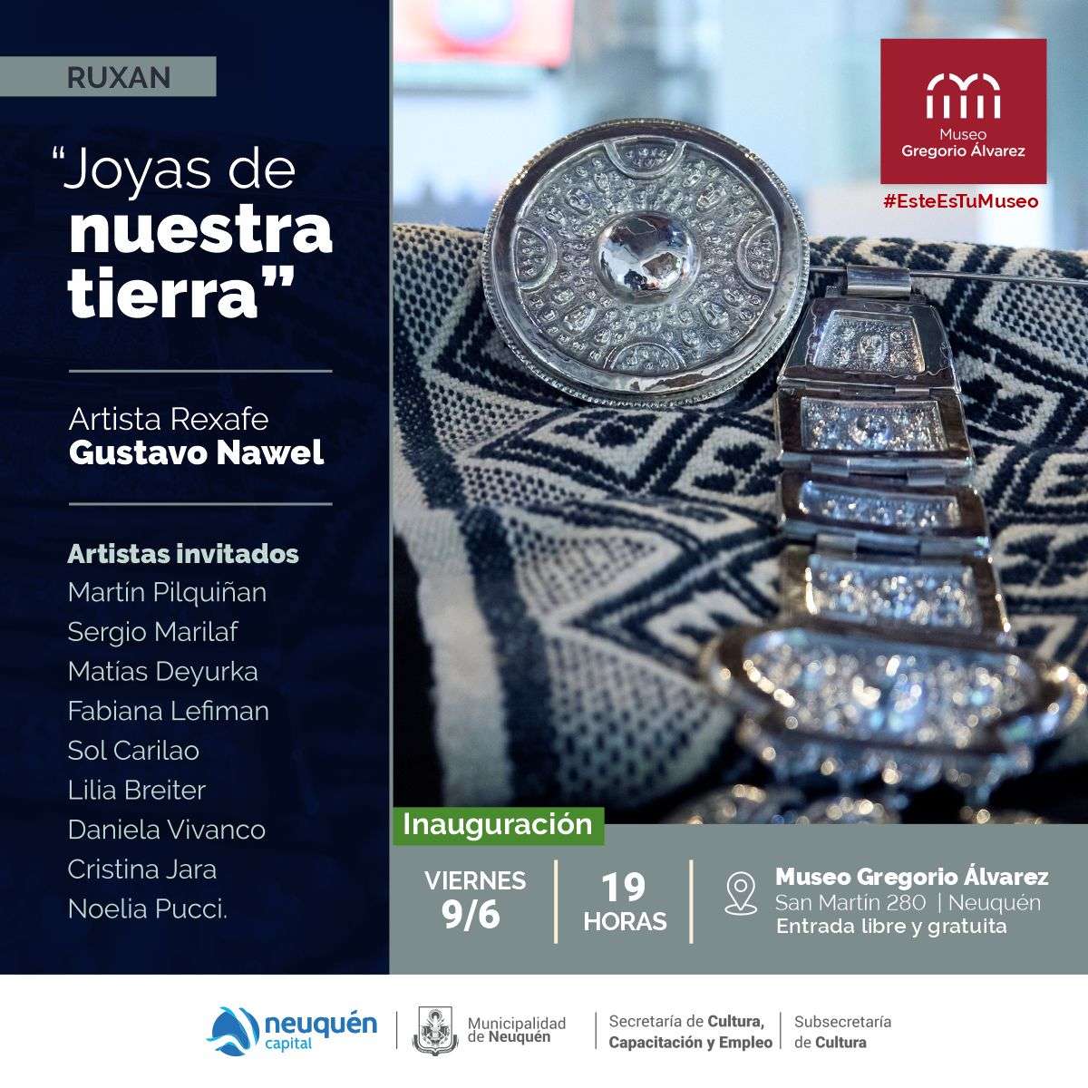 Llega al Museo Gregorio Álvarez la muestra “Ruxan: Joyas de Nuestra Tierra” thumbnail