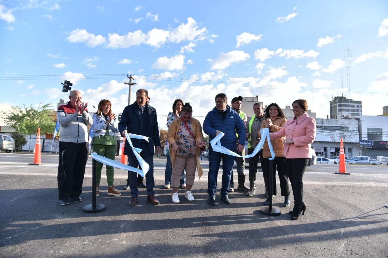 Gaido inauguró un nuevo cruce sobre la Avenida Mosconi thumbnail