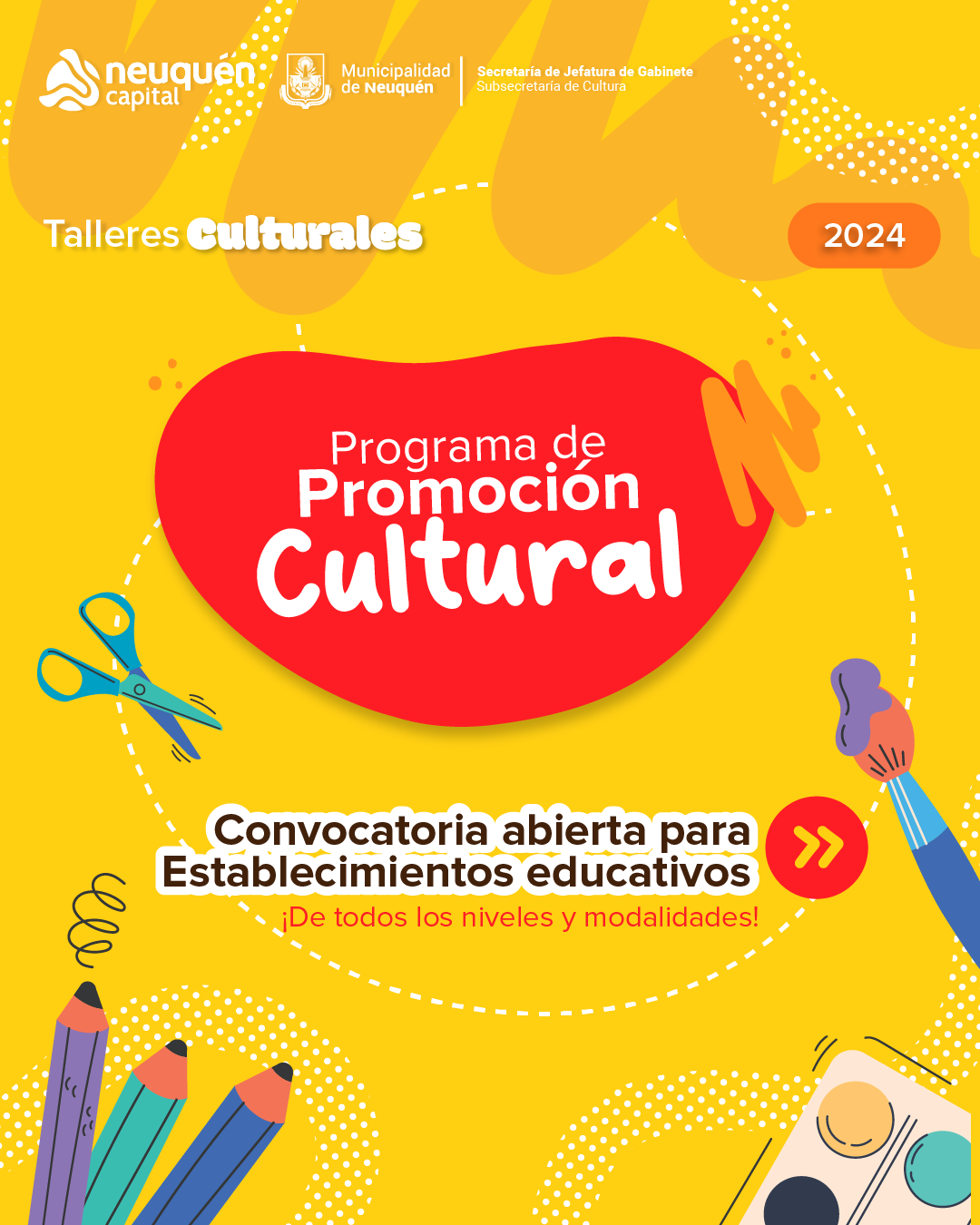 Promoción Cultural: abrió la convocatoria de talleres thumbnail