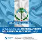 Aniversario del Primer Izamiento de la Bandera Provincial