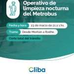 Operativo Limpieza Nocturna Metrobus