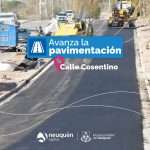 Avanza la pavimentación Calle Cosentino