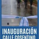 Inauguración calle Cosentino