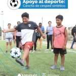 Apoyo al Deporte:  Nueva Cancha de Césped Sintentico