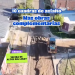 10 Cuadras de pavimento Altos de Limay